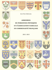 Armoiries de personnes physiques et d'associations familliale en Communauté française.Tome 1. Couv "luxe"